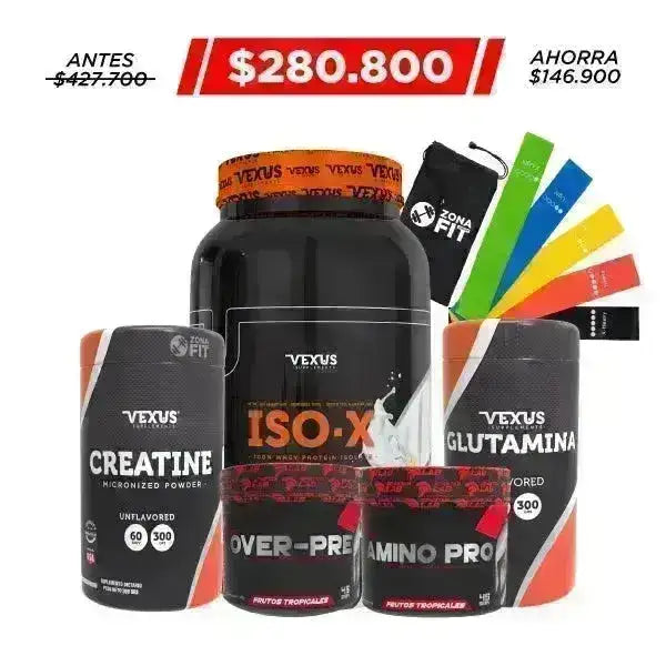ISO-X 3 lb + Over Pre 45 Serv + Obsequio - Zona FIT