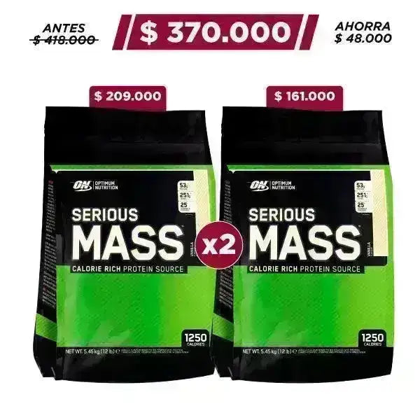 2 Unid. Serious Mass 12 lb - Zona FIT