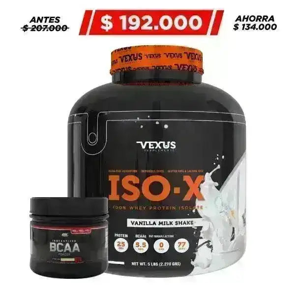ISO-X 5 lb + BCAA Powder 40 serv - Zona FIT
