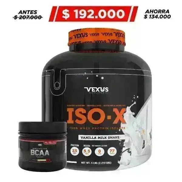 ISO-X 5 lb + BCAA Powder 40 serv - Zona FIT