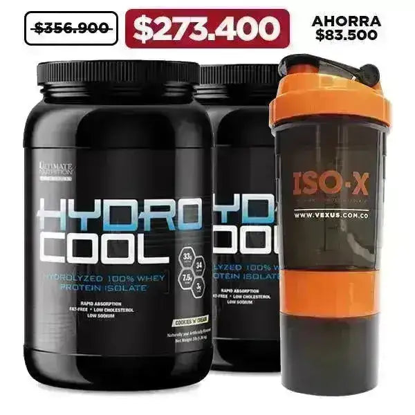 2 unid. Hydro Cool 3 lb + Shaker - Zona FIT