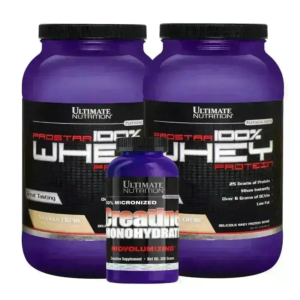 2 unid Prostar Whey 2 lb + Creatine Ultimate 300 gr - Zona FIT