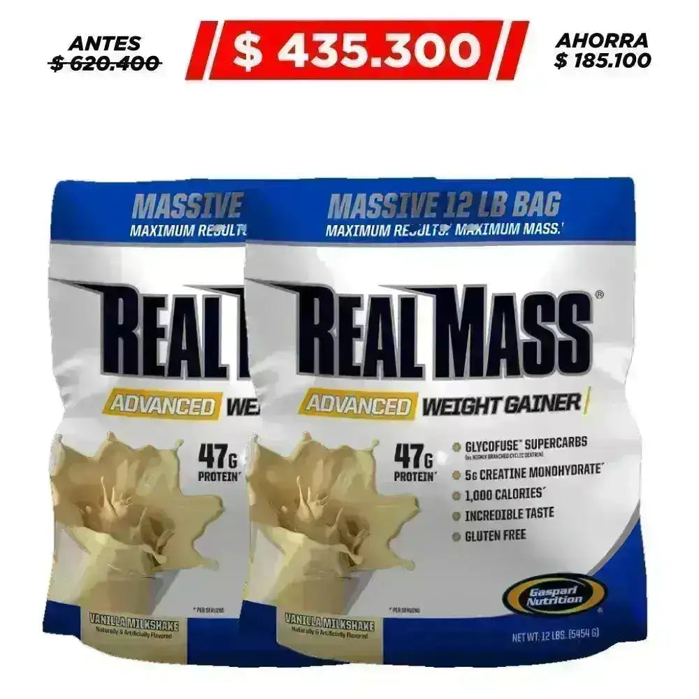 2 Unid. Real Mass 12 lb - Zona FIT