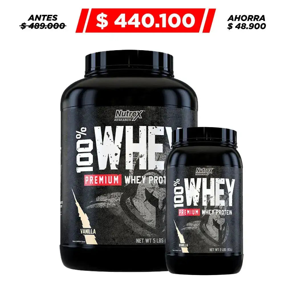 100% Whey Premium 5 lb + 2 lb - Zona FIT
