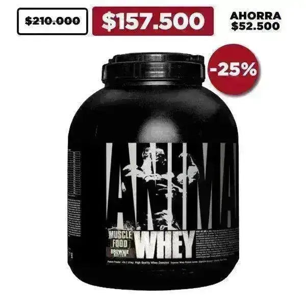 25% Animal Whey · 4 lb Universal - Zona FIT