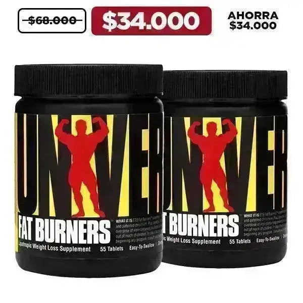 2 X 1 Fat Burners 55 tabs Universal - Zona FIT