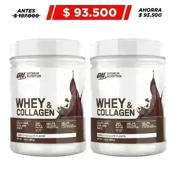 2 Unid. Whey & Collagen 420 gr - Zona FIT