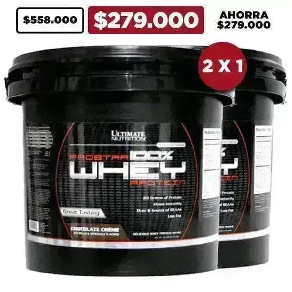 2 X 1 Prostar® Whey · 10 lb Ultimate Nutrition - Zona FIT