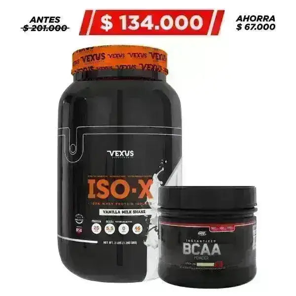ISO-X 3 lb + BCAA Powder 40 serv - Zona FIT