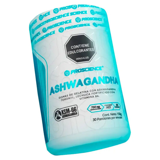 Gomas de gelatina con Ashwagandha, Toronjil y Vitamina B6 para bienestar y energía