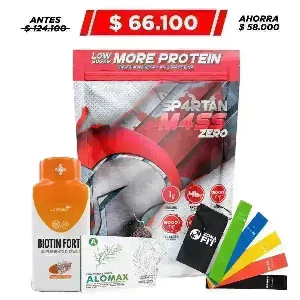Spartan Mass Zero 3 lb + Bandas Elásticas + Obsequio - Zona FIT