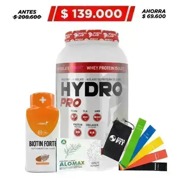 Hydro Pro 3 lb + Bandas Elásticas + Obsequio - Zona FIT
