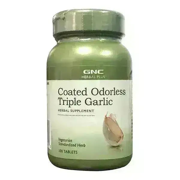 Coated Odorless Triple Garlic GNC - Zona FIT