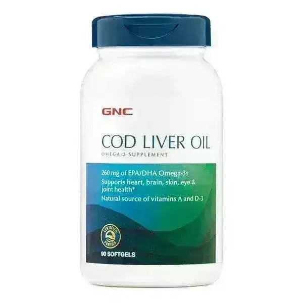 Cod Liver Oil GNC - Zona FIT