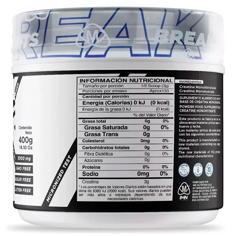 Creatina Monohidratada IMN