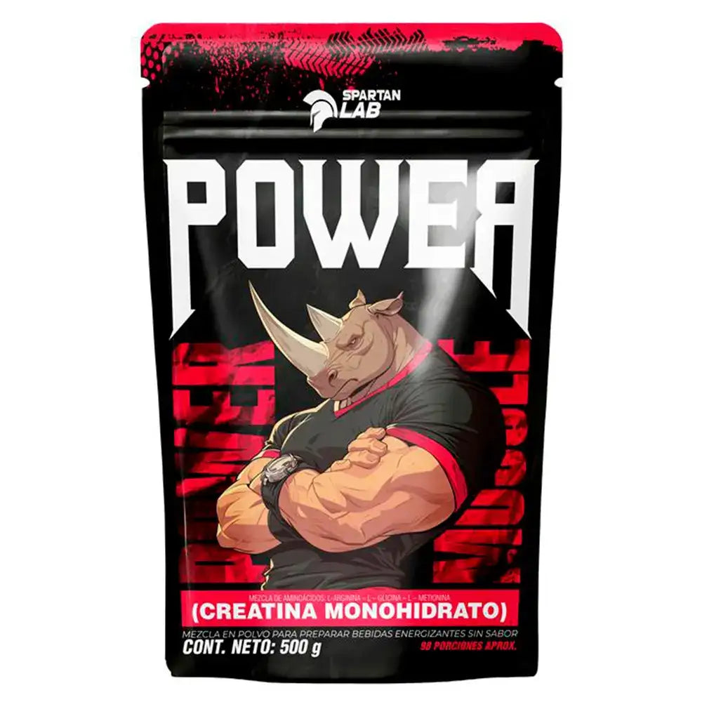 Suplemento Power Muscle de creatina monohidrato 500g para entrenamiento y masa muscular