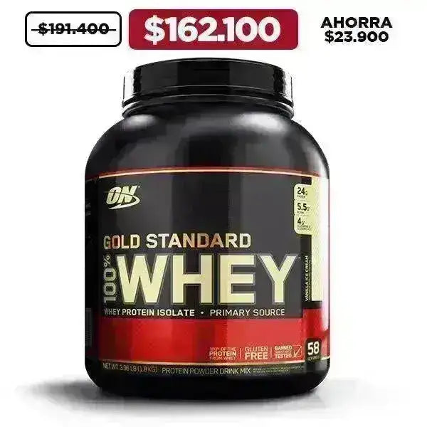 Oferta Gold Standard 100% Whey · 4 lb - Zona FIT