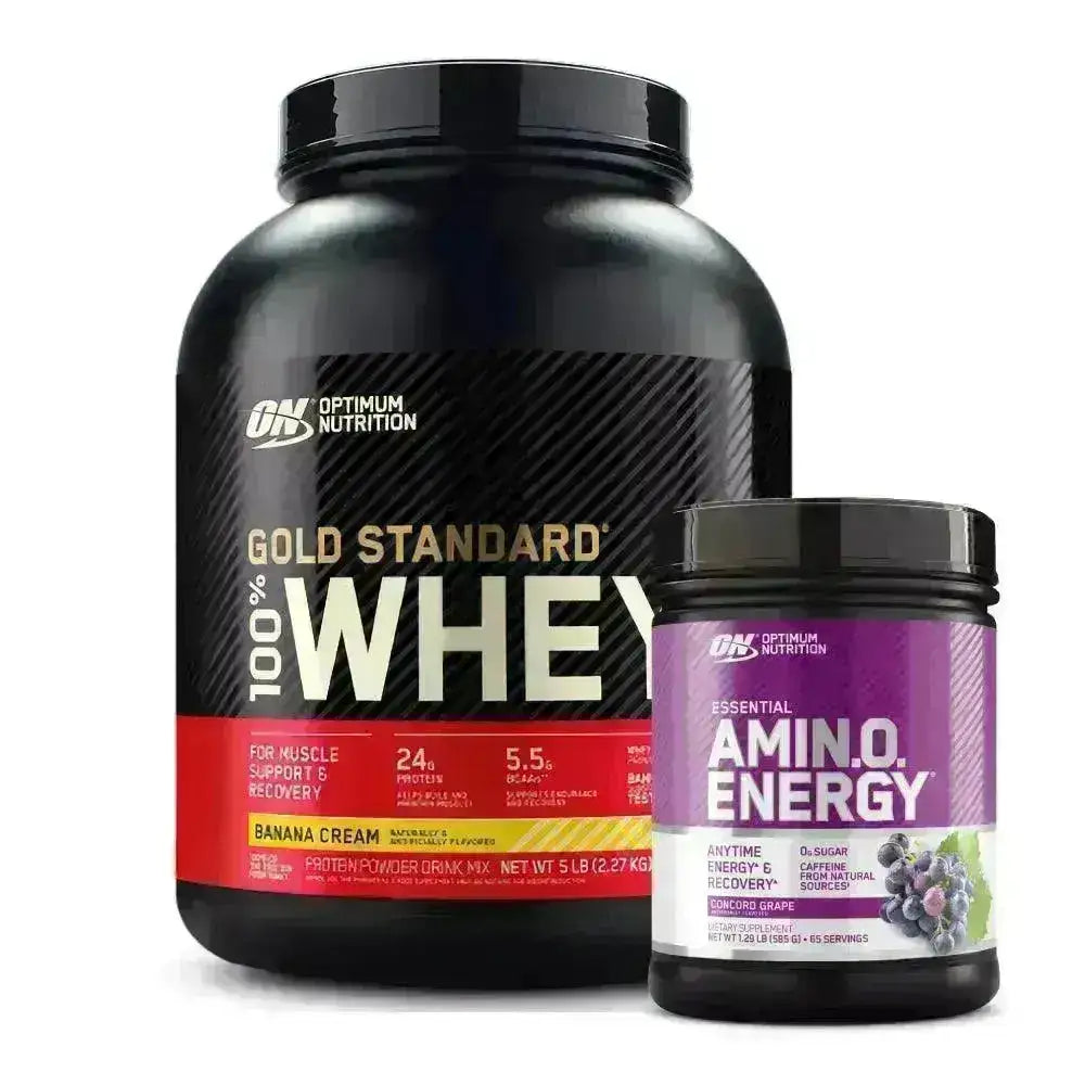 Gold Standard 5 lb + Amino Energy 65 serv - Zona FIT