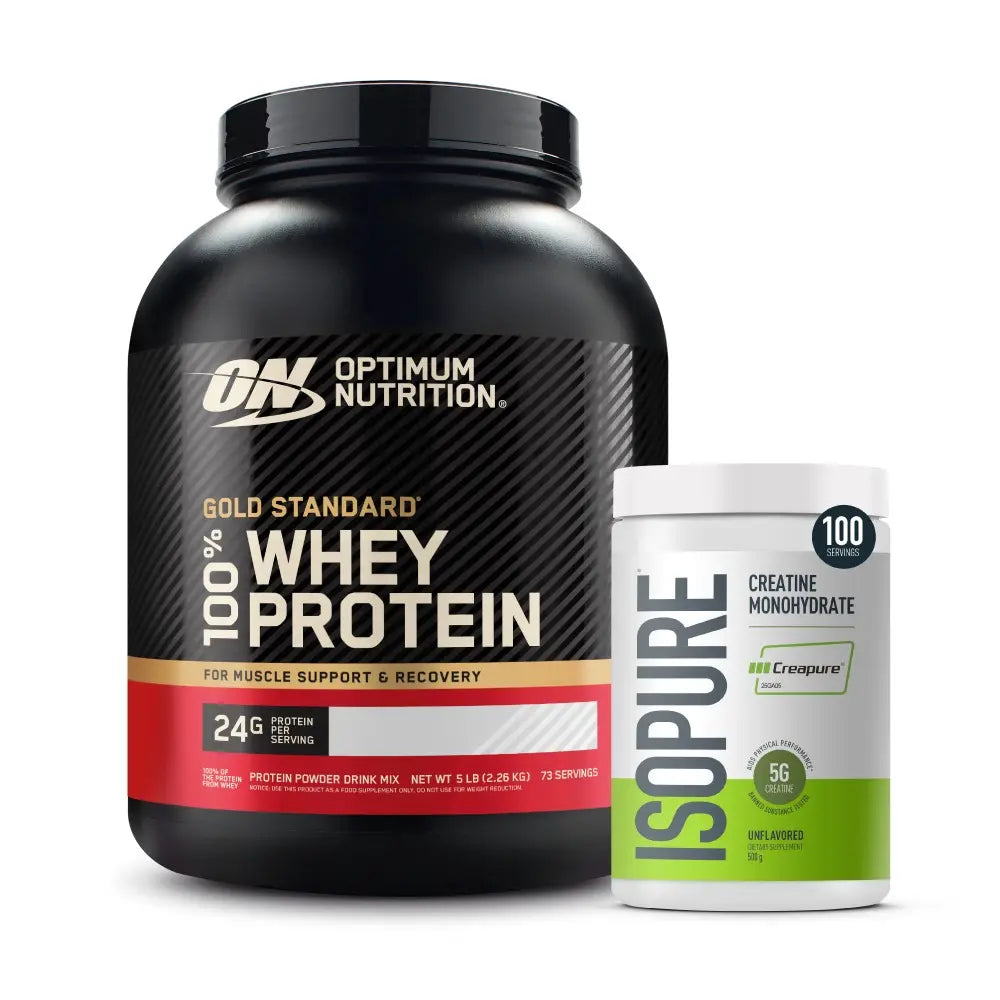 Gold Standard 5 LB + Creatine Isopure 100 Serv