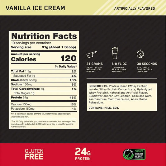 Gold Standard 100% Whey Optimum Nutrition