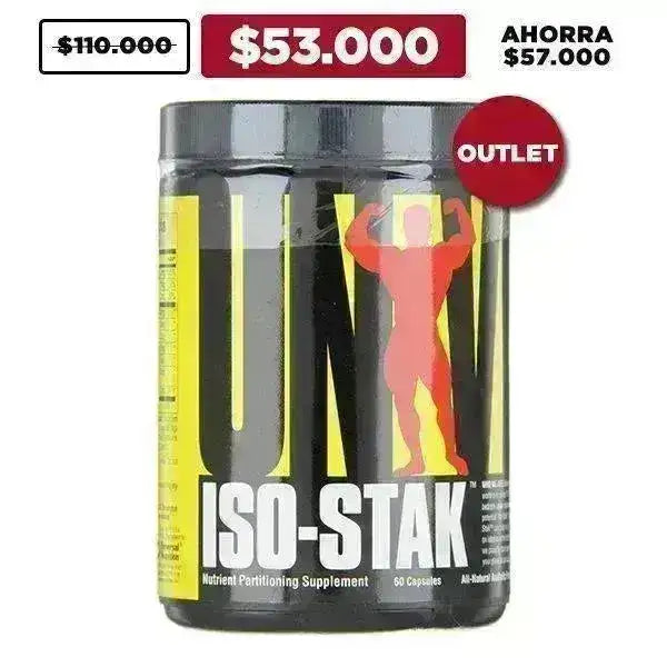 Oferta Iso-Stak · 60 caps Universal (Ver Fecha) - Zona FIT