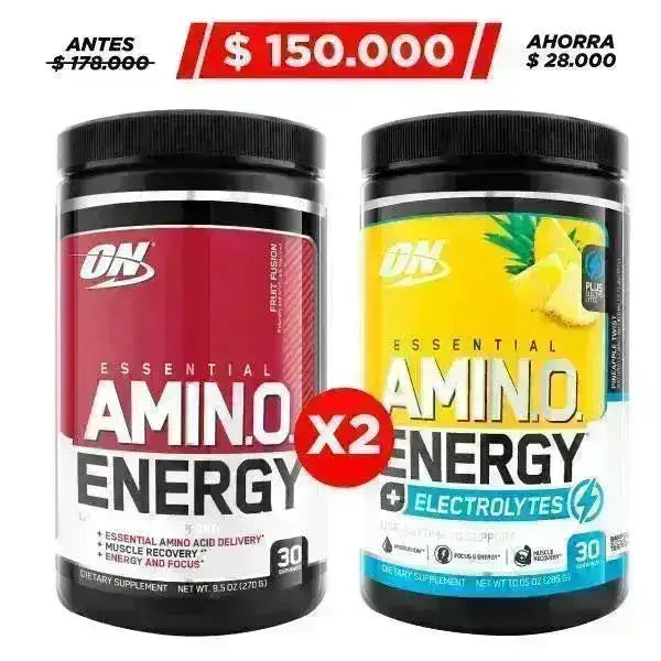 Amino Energy 30 ser + Amino Energy Electrolytes 30 serv - Zona FIT