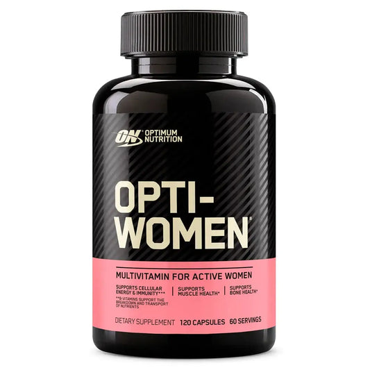Opti-Women multivitamínico para mujeres activas, 120 cápsulas, soporte energía e inmunidad