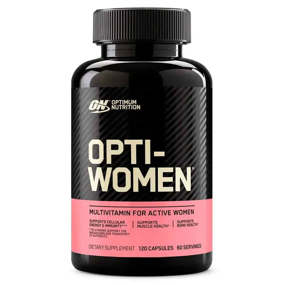 Opti-Women multivitamínico para mujeres activas, 120 cápsulas, soporte energía e inmunidad