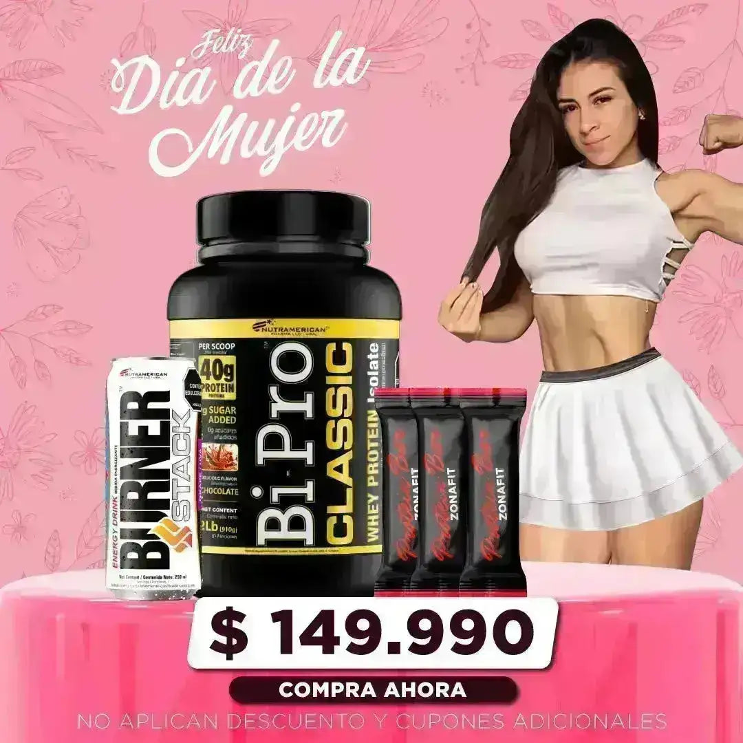 BiPro 2 lb + Burner Stack 250 ml + Obsequios - Zona FIT