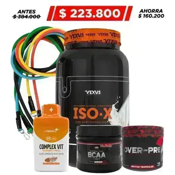 ISO-X 3 lb + BCAA Powder 40 serv + Over Pre 45 serv - Zona FIT