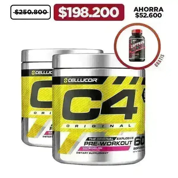 Oferta 2 unid C4 · 60 Serv Cellucor - Zona FIT