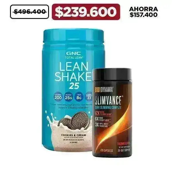 Combo Adelgazante Lean 1.83 lb GNC + Slimvance 120 Caps - Zona FIT