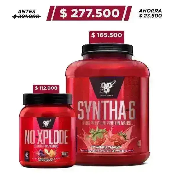 Syntha 6 · 5lb + N.O. Xplode 45 serv - Zona FIT