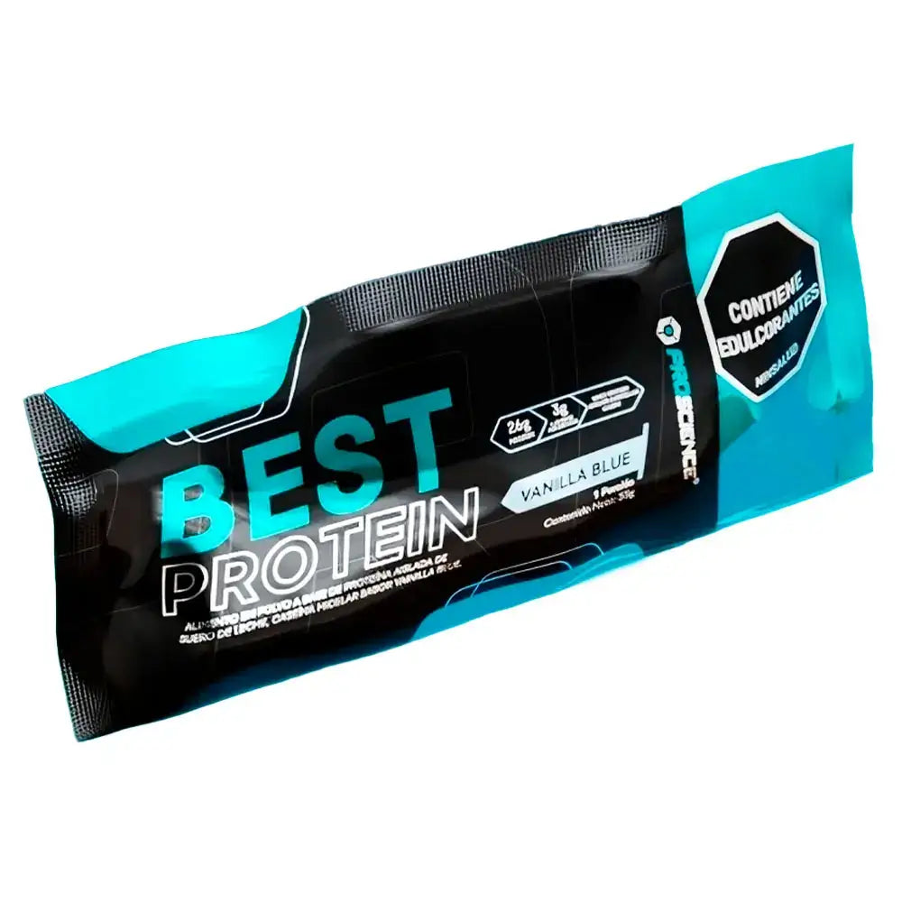 Best Protein sabor vainilla azul, suplemento de proteína en polvo para fitness y entrenamiento