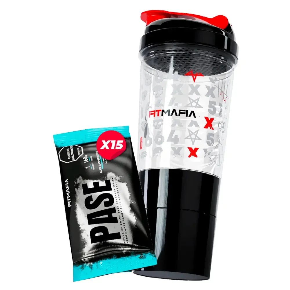 Shaker + Sobres Pase Fitmafia - Zona FIT