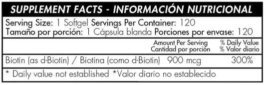 Biotin Healthy America - Zona FIT