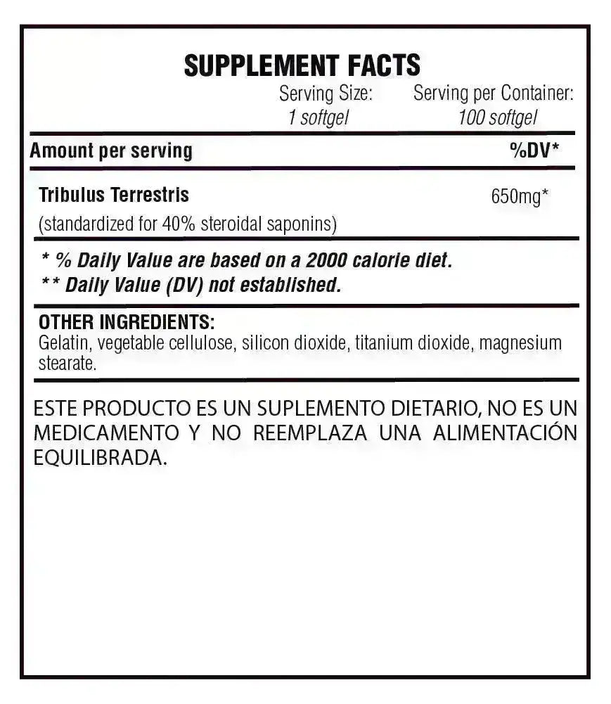 2 Unid. Tribulus Extreme · 100 Caps Vexus - Zona FIT