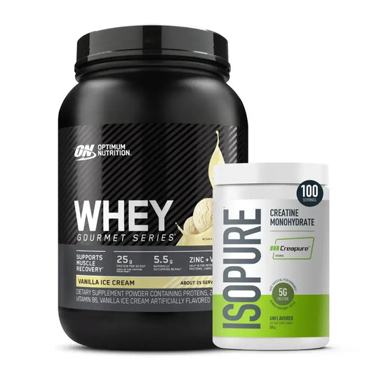 Whey Gourmet 2 LB + Creatine Isopure 100 Serv