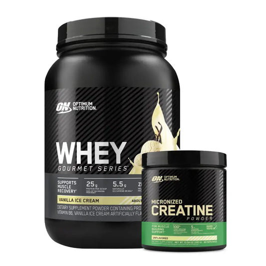 Whey Gourmet 2 LB + Creatine Optimum 60 Serv