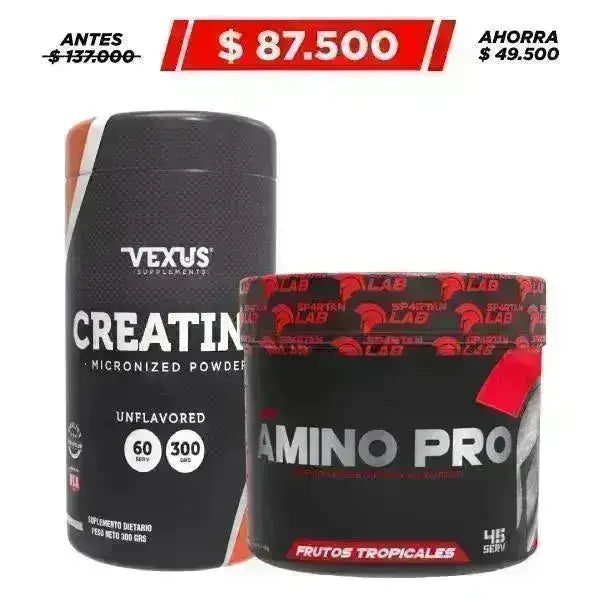 Creatine 300 gr + Amino Pro 45 serv - Zona FIT