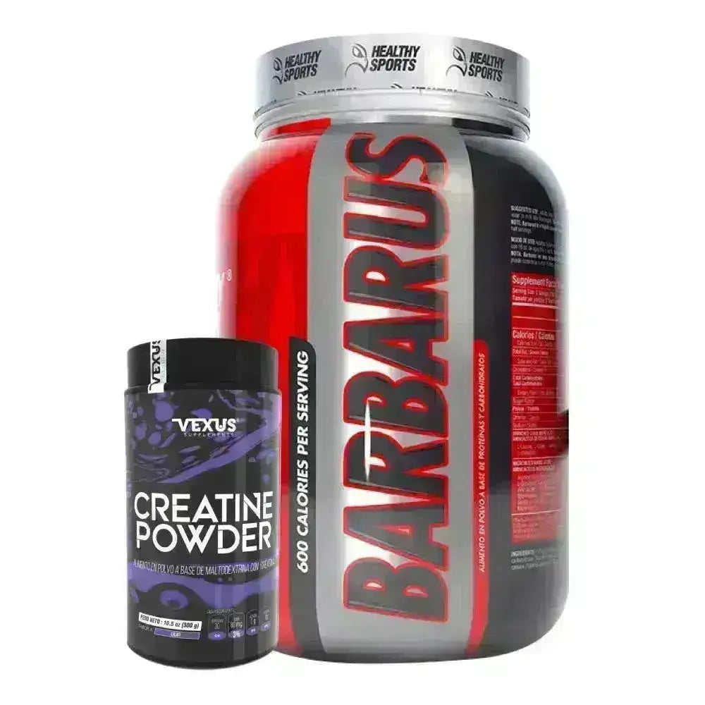 Barbarus 6 serv + Creatine 300 gr - Zona FIT