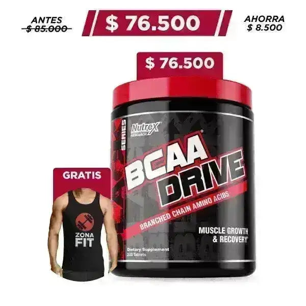 BCAA Drive 200 tabs + Obsequio - Zona FIT