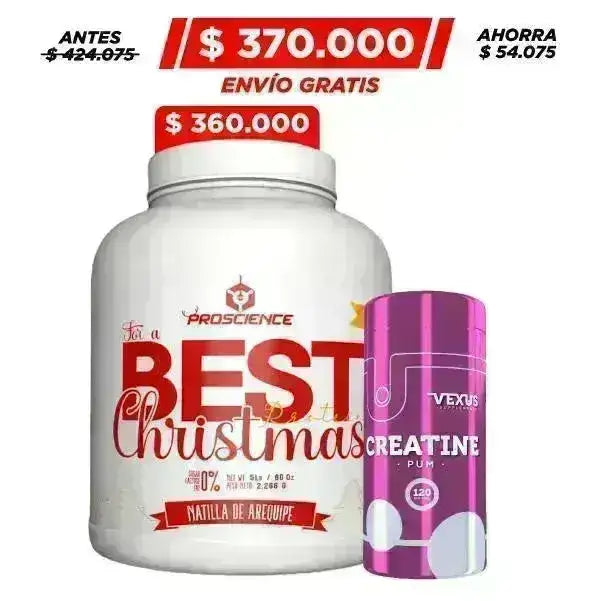 Best Christmas 5 lb + Creatine HCL 120 caps - Zona FIT