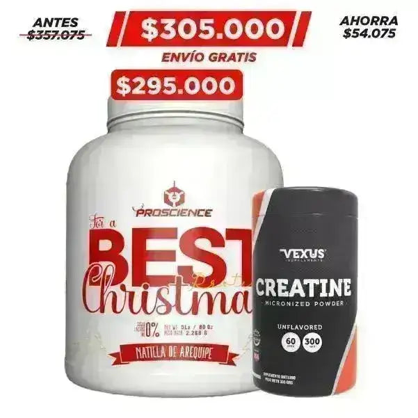 Best Christmas 5 lb + Creatine 300 gr - Zona FIT