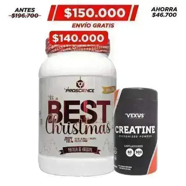 Best Christmas 2 lb + Creatine 300 gr - Zona FIT