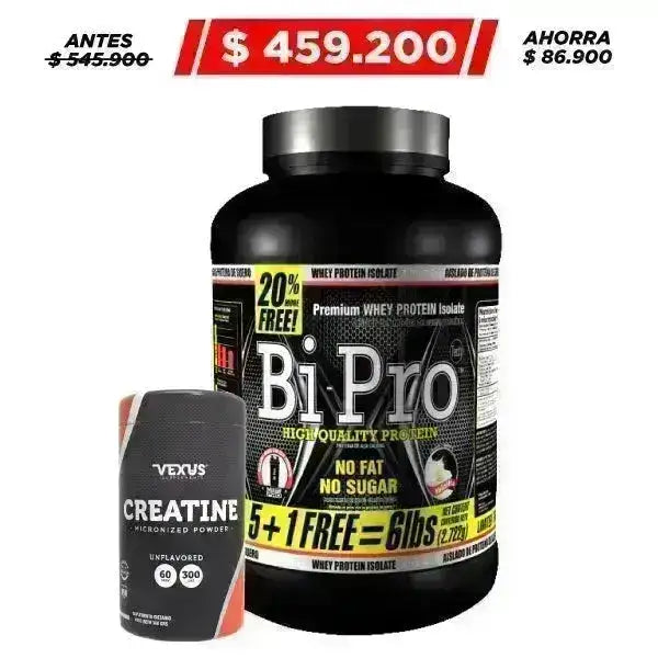 Bi-Pro 6 lb + Creatine 300 gr - Zona FIT