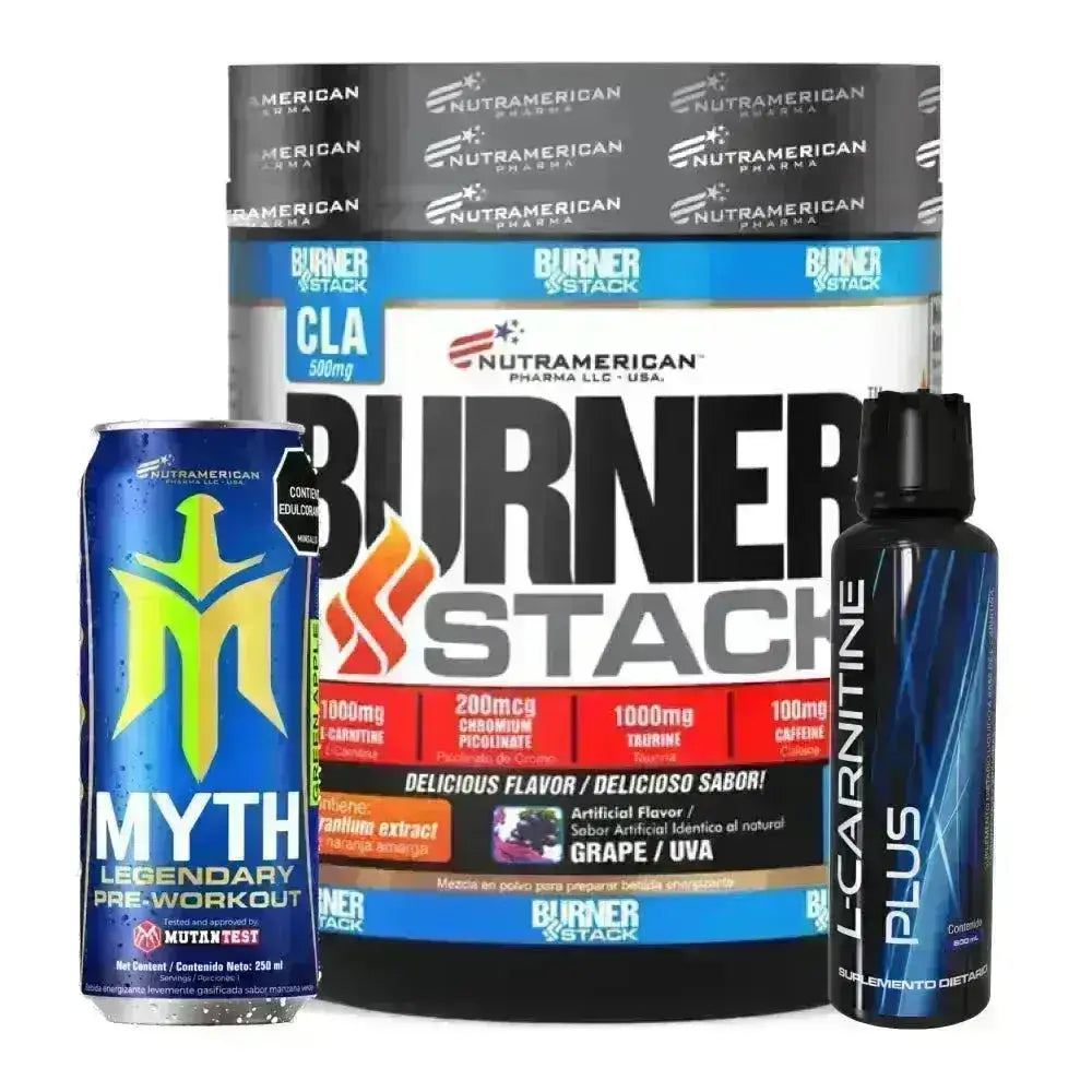 Burner Stack 360 gr + L-Carnitine Plus 500 ml - Zona FIT