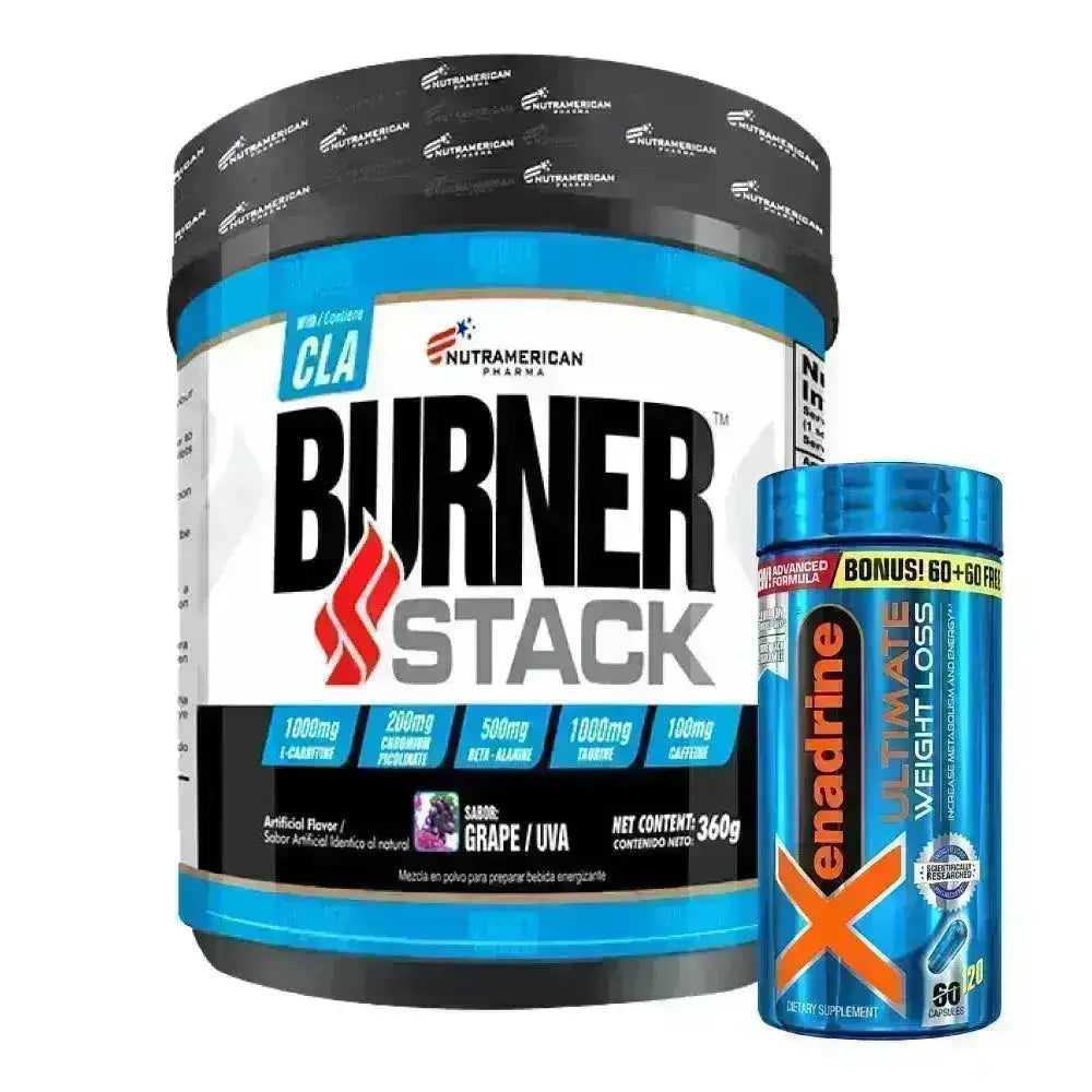 Burner Stack 360 gr + Xenadrine 120 caps - Zona FIT
