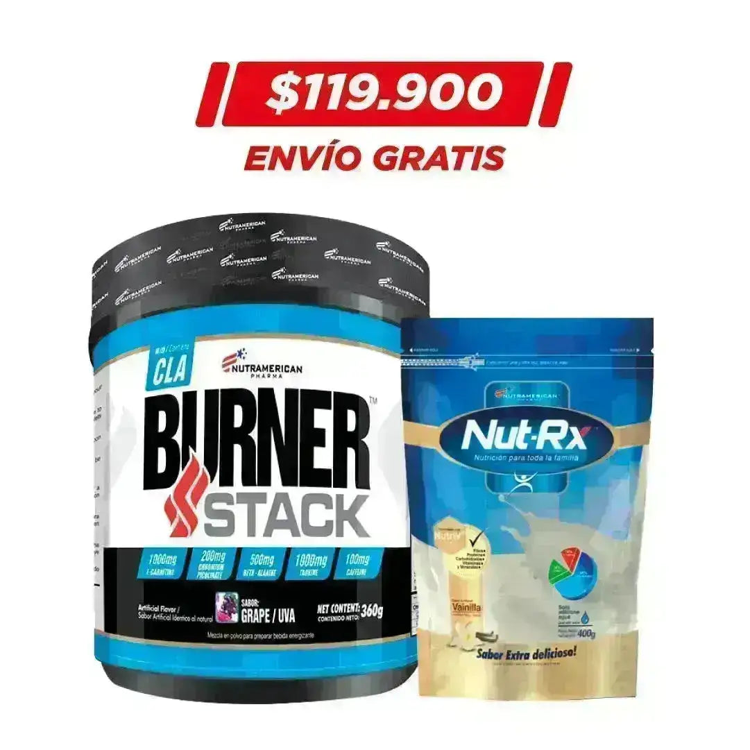 Nut-Rx 400 gr + Burner Stack 360 gr - Zona FIT