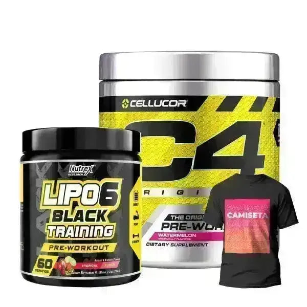 C4 Original 60 serv + Lipo 6 Training 60 serv - Zona FIT